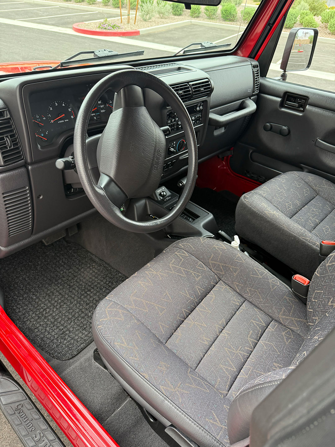 Interior driver's side